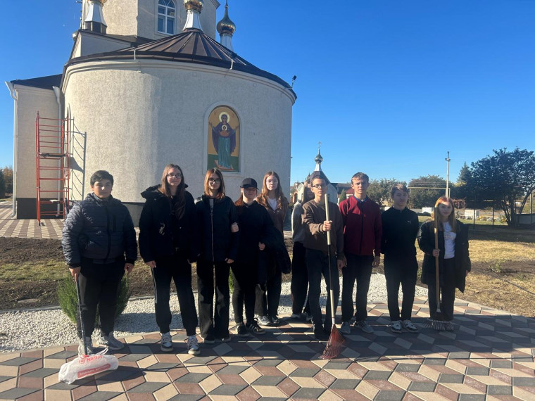 Волонтёры в деле.